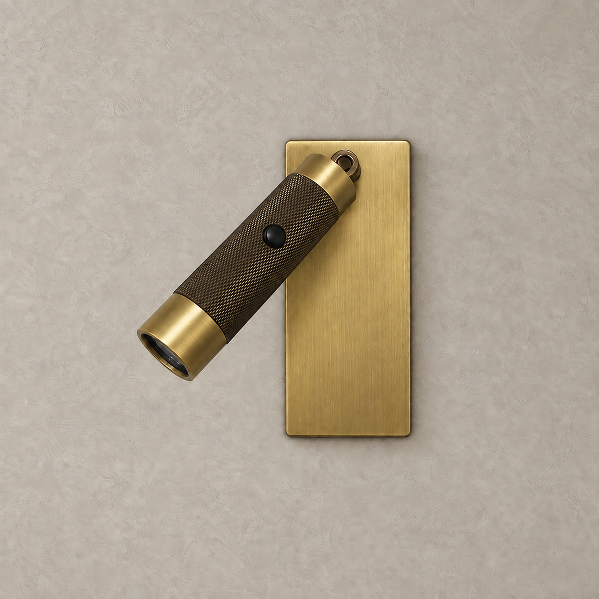 Tavelo bronze LED wall sconce shown unlit so the bronze finish reads clearly #color_bronze